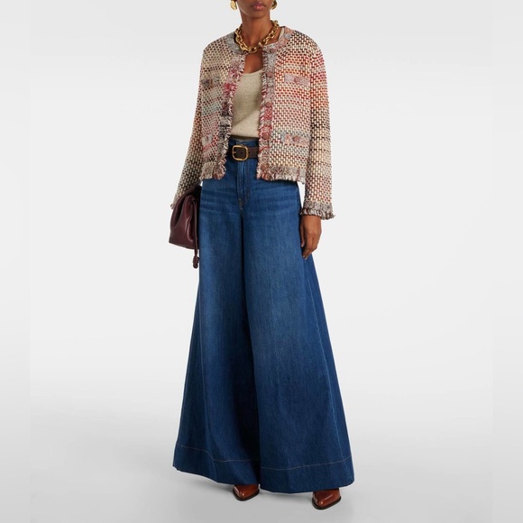 Veronica Beard Denim - Veronica Beard Haizley Wide-Leg Jeans 100% Cotton